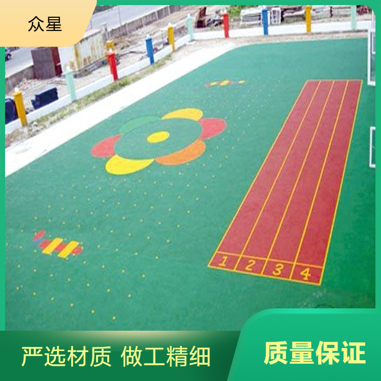 长沙市学校塑胶跑道塑胶地坪 - 方案