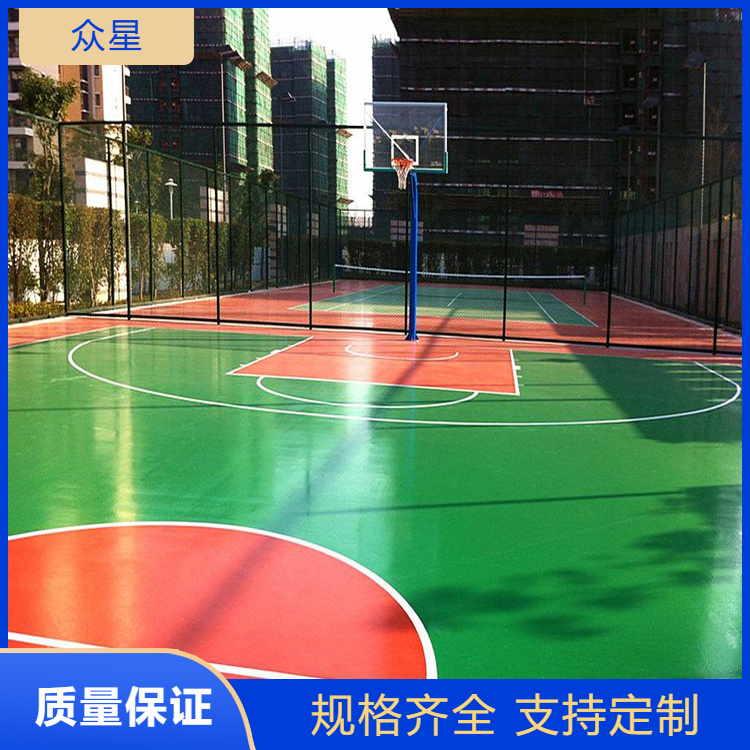长沙市塑胶篮球场硅PU - 排名